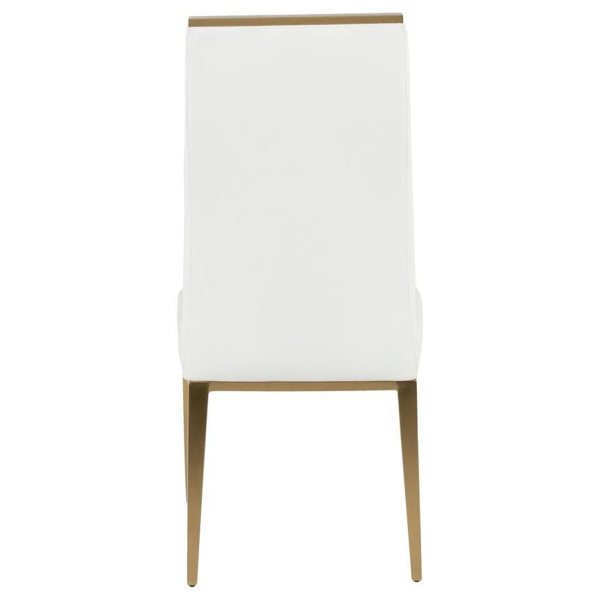 Phebe White/Gold Side Chair alternate image, 5 of 8 images.