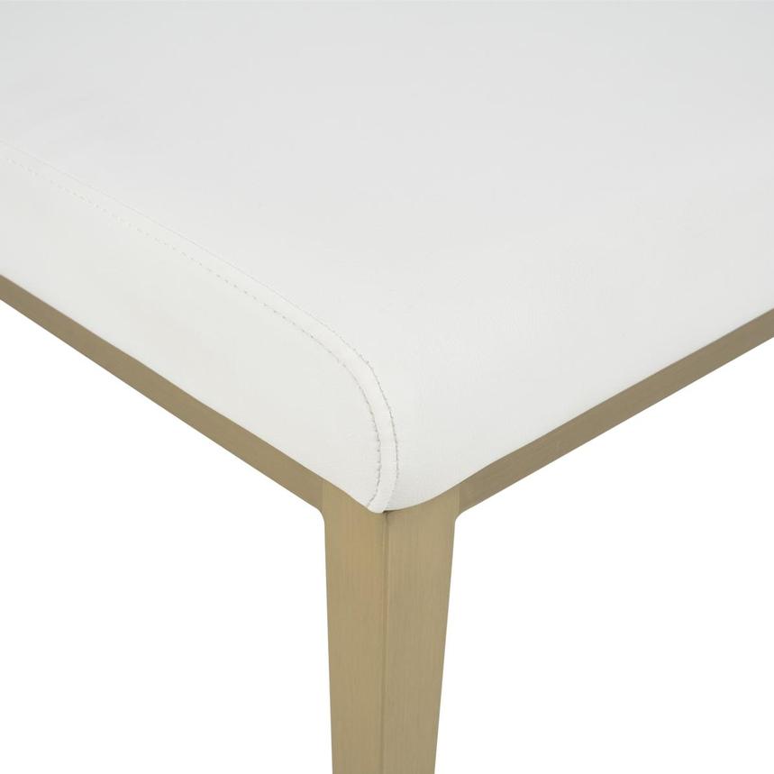 Phebe White/Gold Side Chair  alternate image, 7 of 8 images.