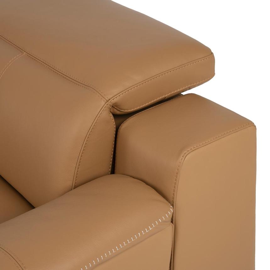 Davis 2.0 Tan Leather Power Reclining Sectional with 4PCS/2PWR  alternate image, 7 of 11 images.