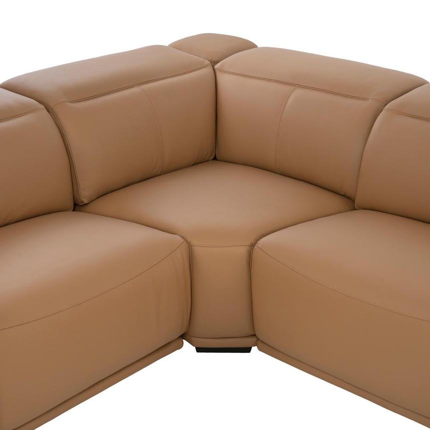 Davis 2.0 Tan Leather Power Reclining Sectional with 5PCS/2PWR  alternate image, 17 of 22 images.