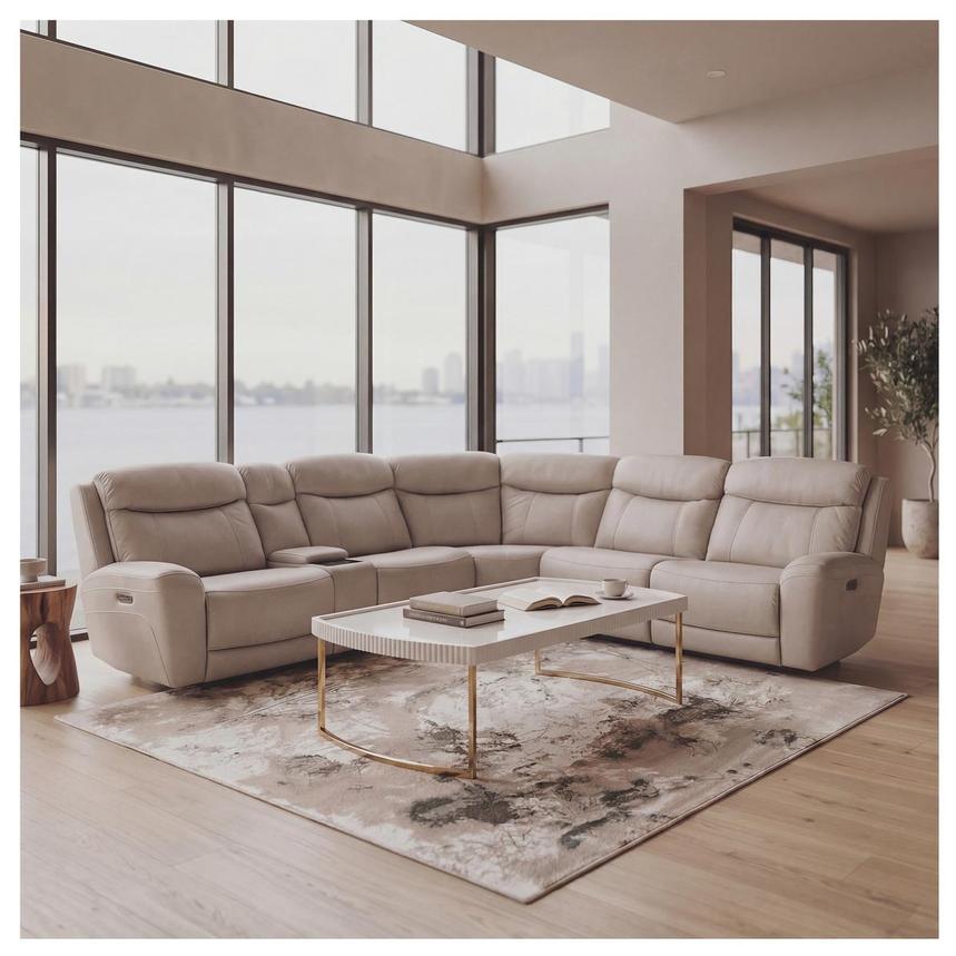 Shale Power Reclining Sectional with 5PCS/2PWR  alternate image, 2 of 10 images.