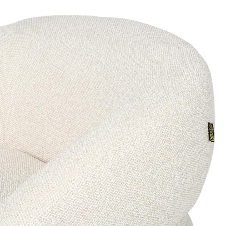 Zuri Cream Swivel Accent Chair alternate image, 8 of 10 images.