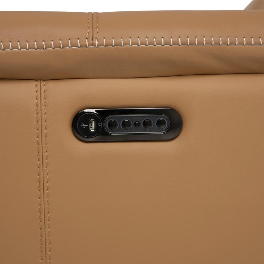 Davis 2.0 Tan Home Theater Leather Seating with 5PCS/2PWR alternate image, 13 of 13 images.