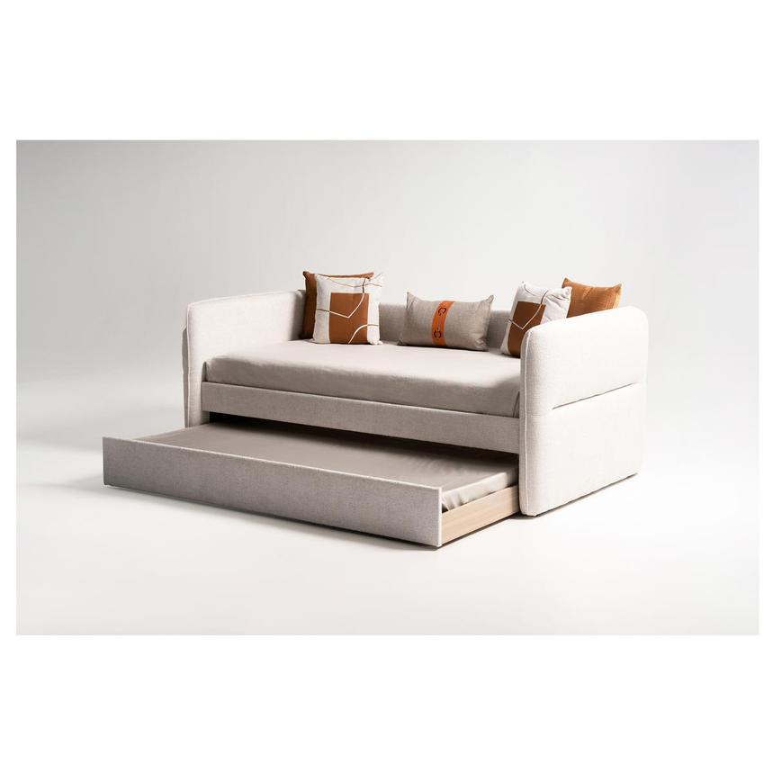 Jade Beige Twin Trundle Bed  alternate image, 2 of 9 images.