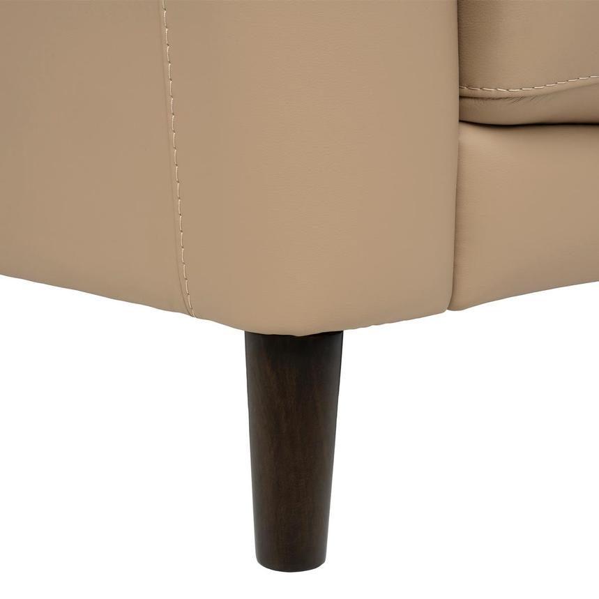 Bali Dark Cream Leather Loveseat alternate image, 8 of 8 images.
