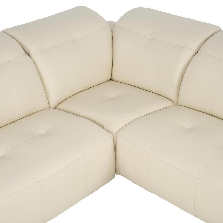 Nice Cream Sectional Sofa  alternate image, 7 of 12 images.