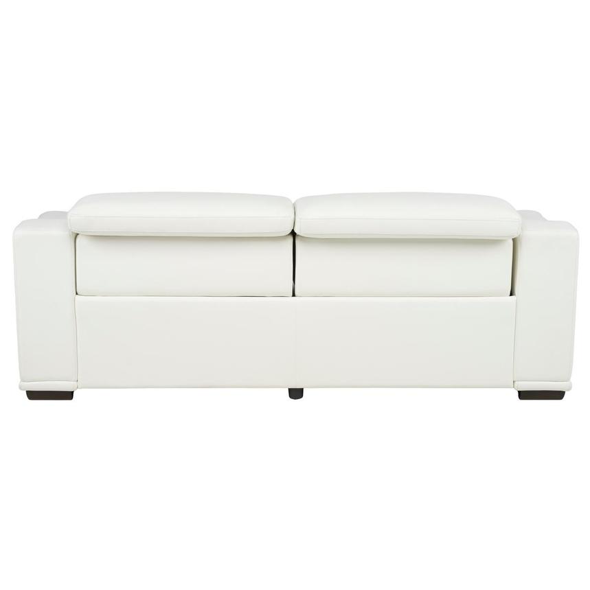 Davis 2.0 White Leather Power Reclining Sofa  alternate image, 7 of 12 images.