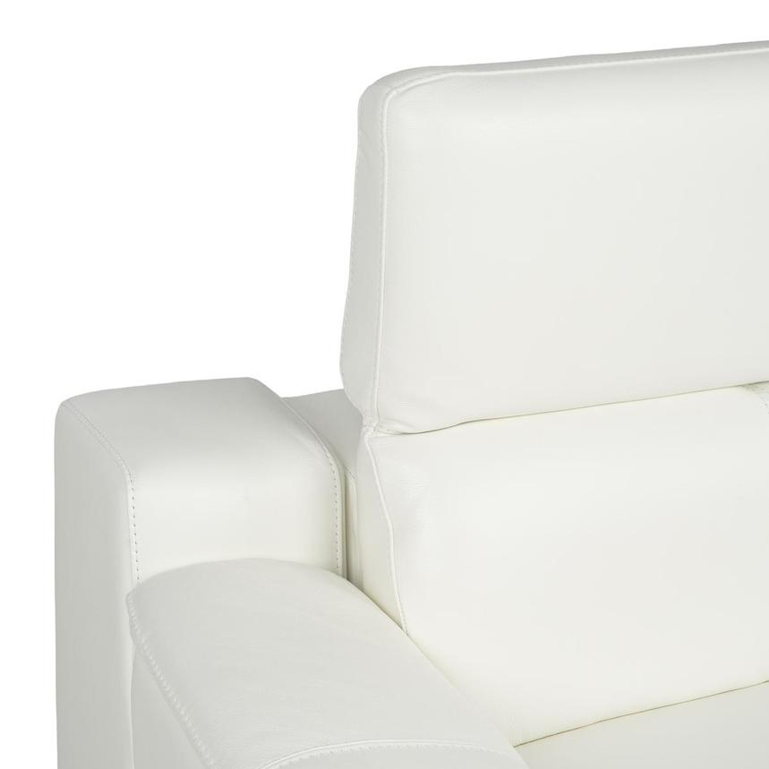 Davis 2.0 White Leather Power Reclining Sofa alternate image, 8 of 12 images.
