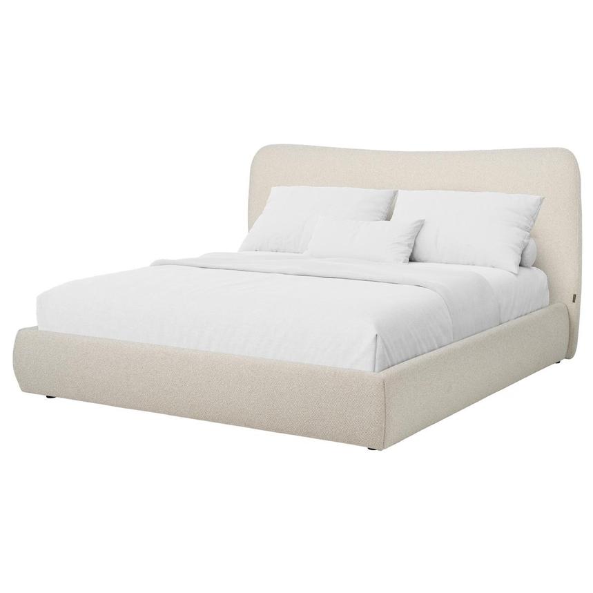 Arianna Cream Queen Platform Bed  main image, 1 of 8 images.