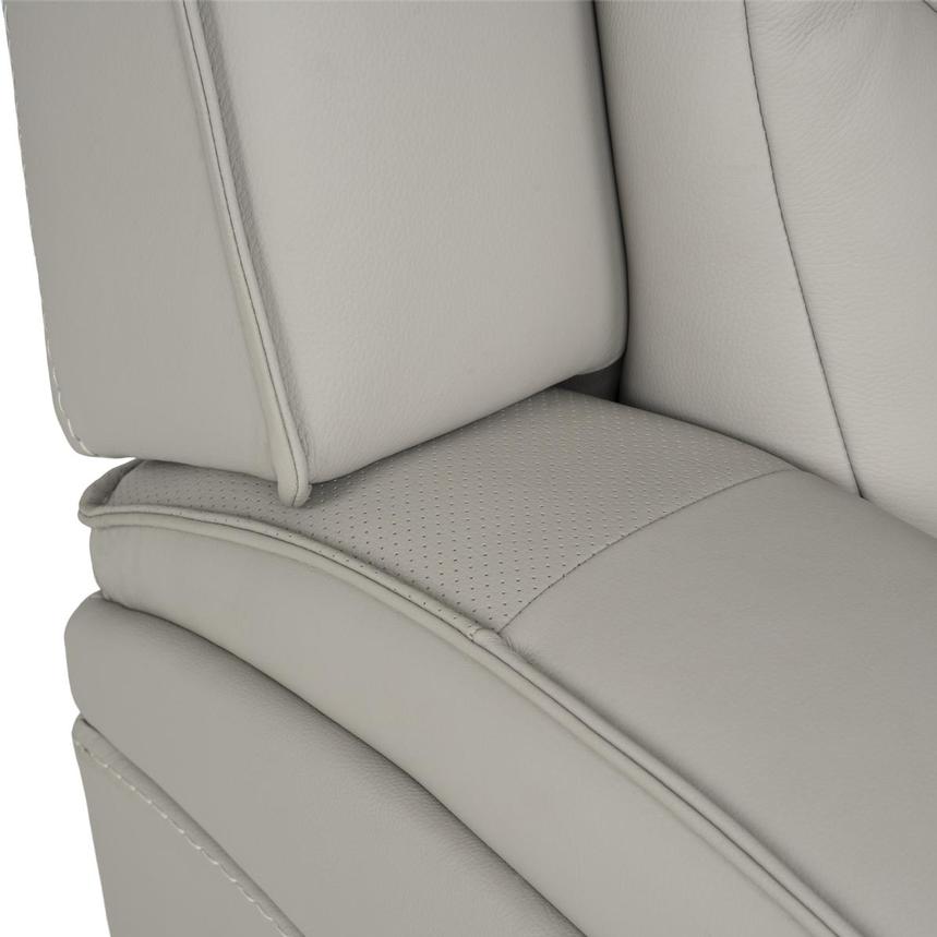 Kylo Light Gray Power Motion Leather Sofa  alternate image, 7 of 12 images.