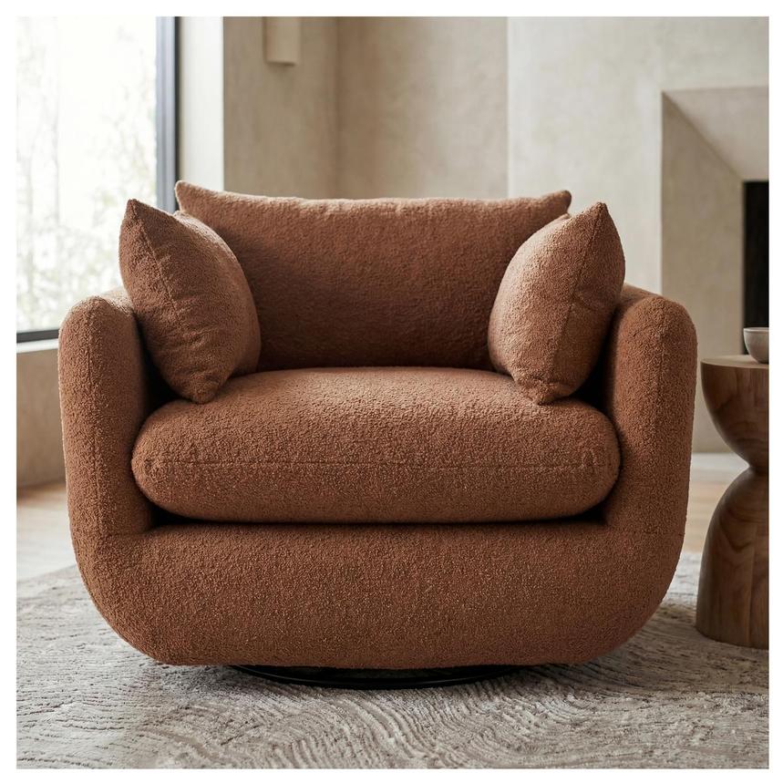 Cormic Swivel Accent Chair  alternate image, 2 of 9 images.