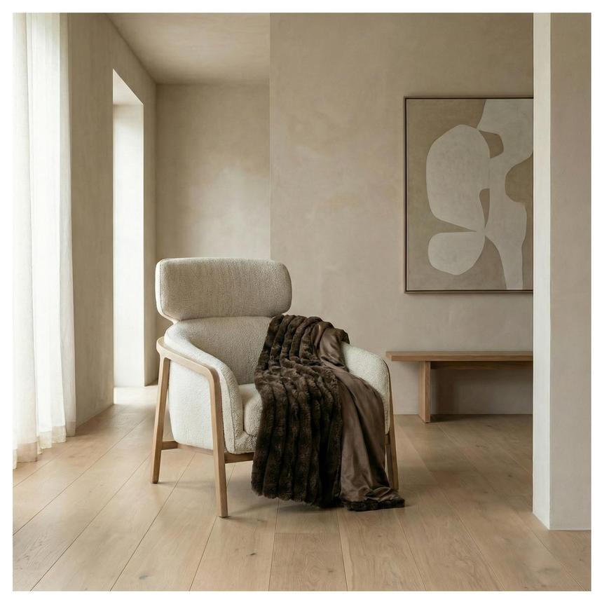 Welig Brown Throw  alternate image, 2 of 4 images.