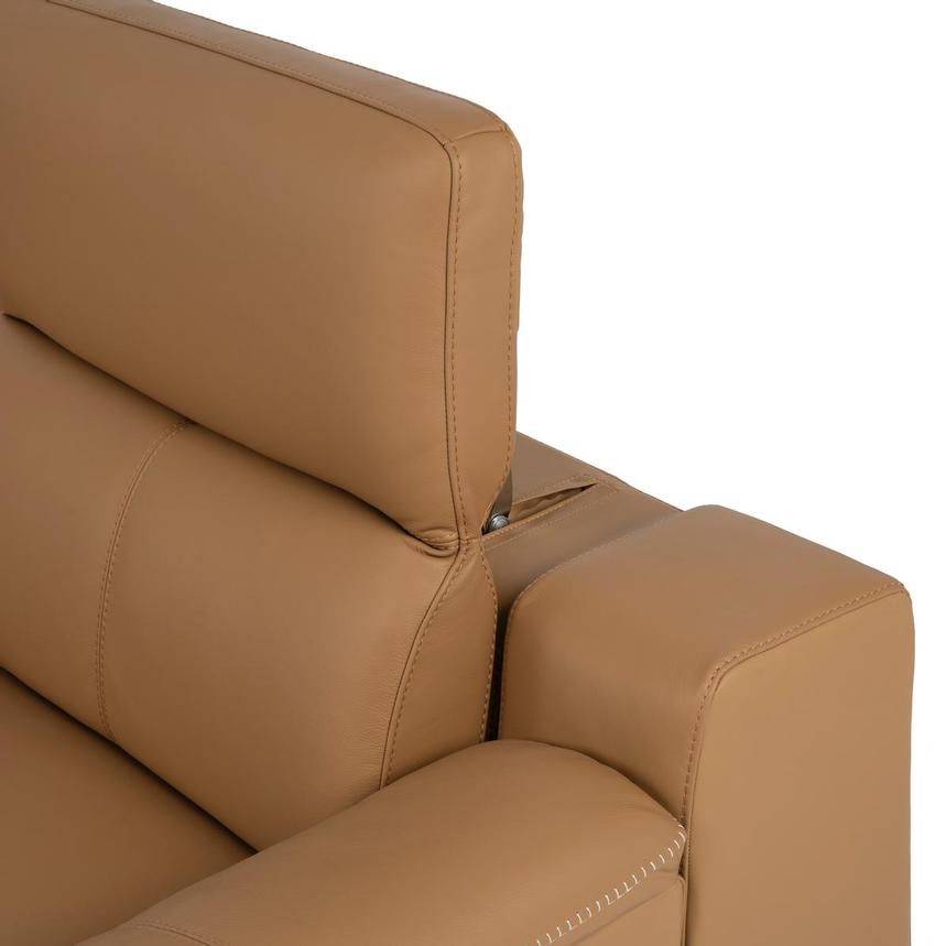 Davis 2.0 Tan Leather Power Reclining Sectional with 5PCS/3PWR  alternate image, 8 of 11 images.