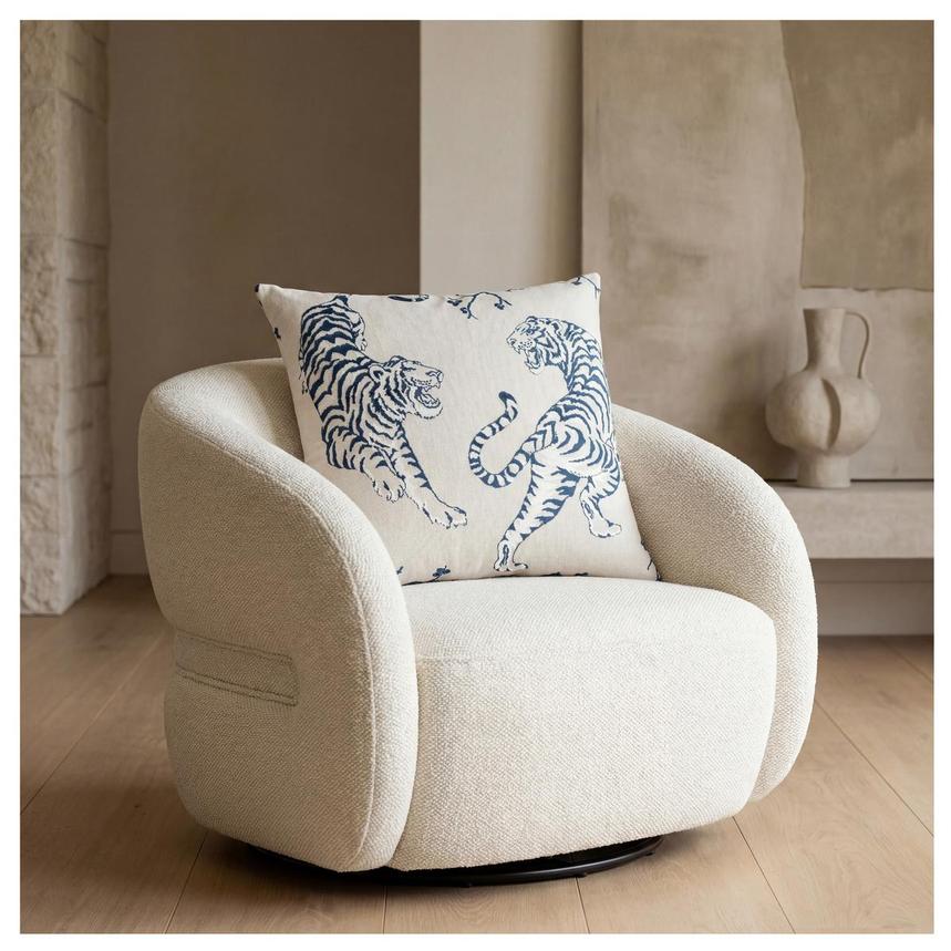 Kunta Blue Accent Pillow  alternate image, 2 of 5 images.