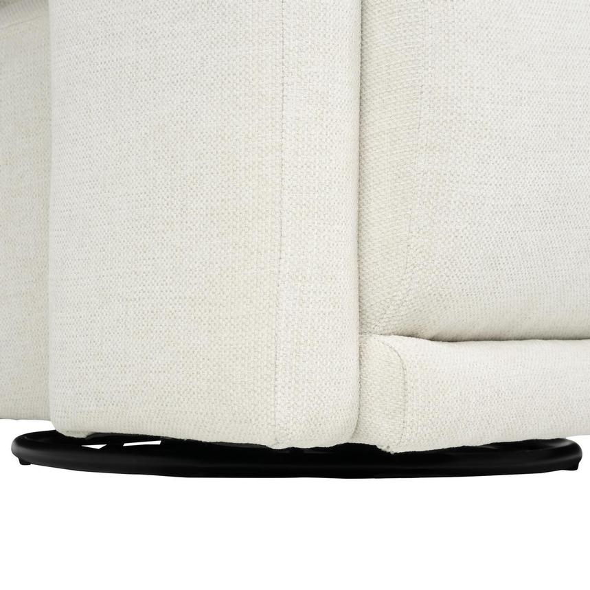 Carmello Light Gray Swivel Chair  alternate image, 7 of 7 images.