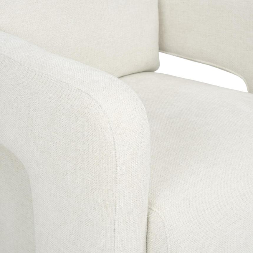 Carmello Light Gray Swivel Chair  alternate image, 7 of 8 images.
