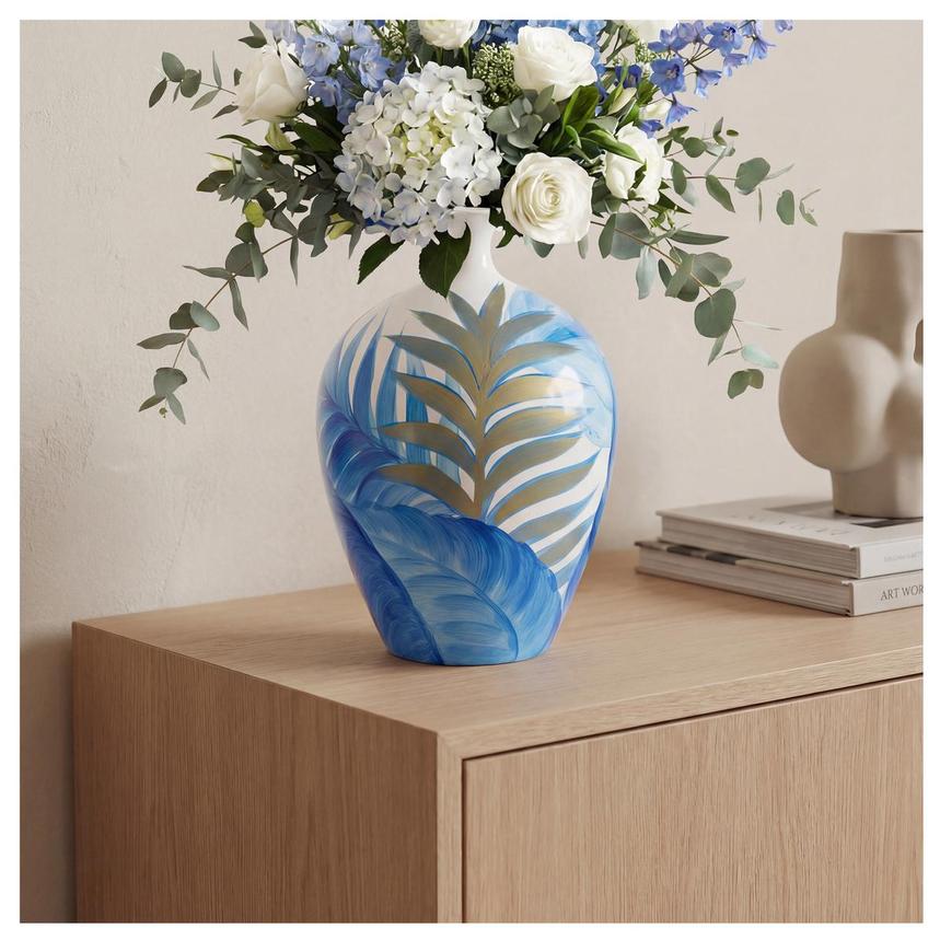 Blue Palms Vase  alternate image, 2 of 7 images.