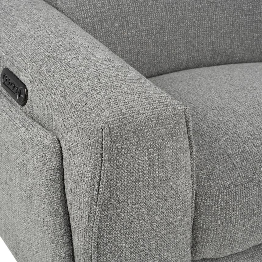 Luke Dark Gray Home Theater Seating with 5PCS/3PWR alternate image, 10 of 12 images.