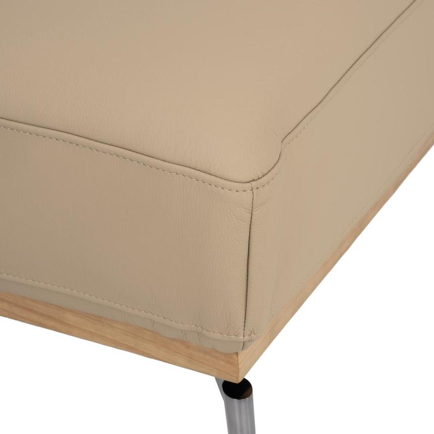 Nate Taupe Leather Corner Sofa w/Left Chaise  alternate image, 9 of 12 images.