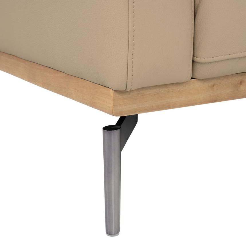Nate Taupe Leather Corner Sofa w/Left Chaise alternate image, 10 of 12 images.