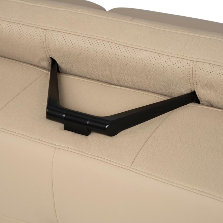 Nate Taupe Leather Corner Sofa w/Right Chaise  alternate image, 9 of 12 images.