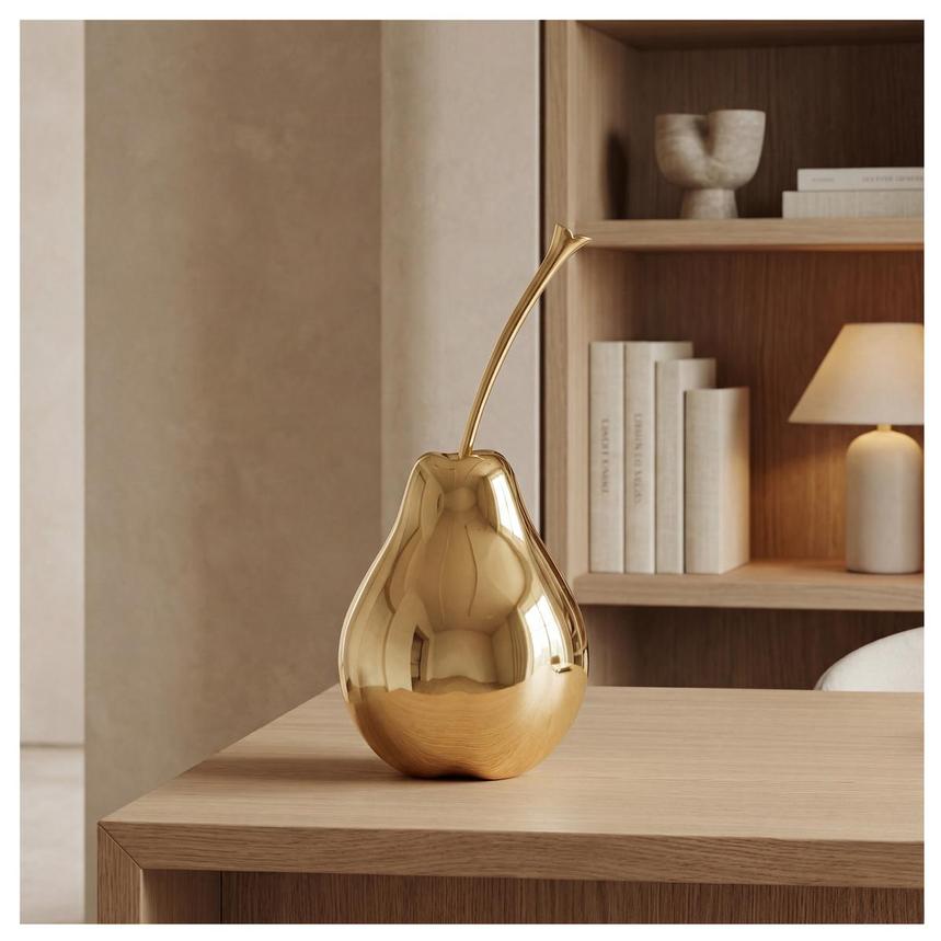 Gold Pear Sculpture  alternate image, 2 of 6 images.