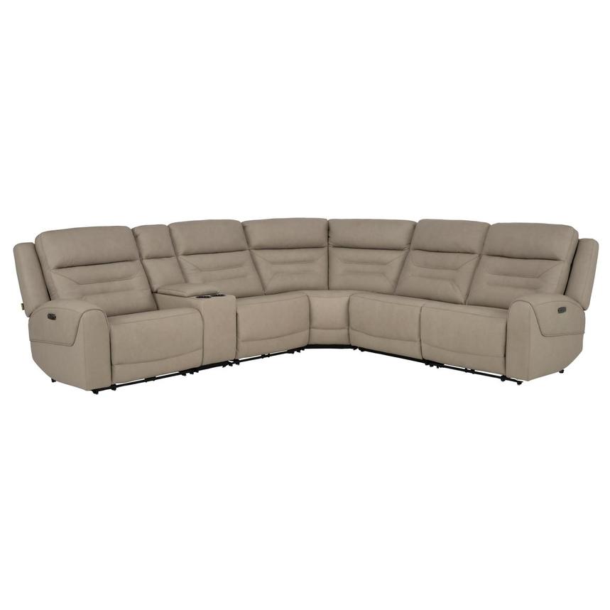 Solstice Leather Power Reclining Sectional with 6PCS/2PWR  main image, 1 of 11 images.