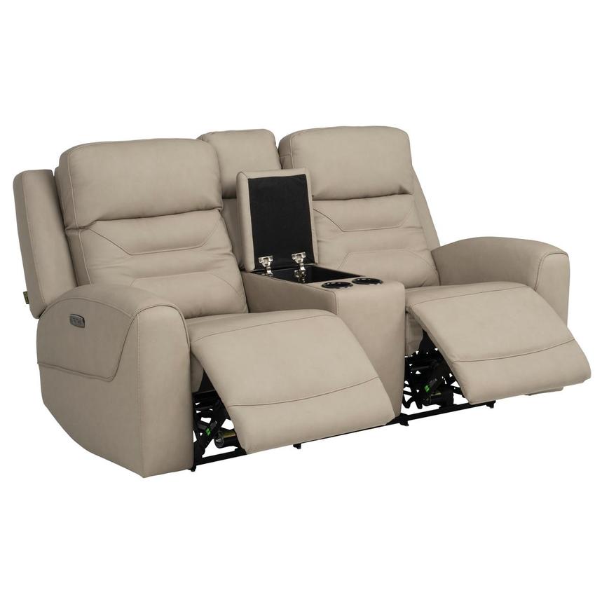 Solstice Leather Power Reclining Loveseat  alternate image, 4 of 13 images.