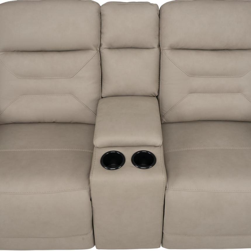 Solstice Leather Power Reclining Sectional with 7PCS/3PWR  alternate image, 9 of 12 images.