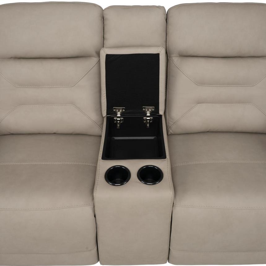 Solstice Leather Power Reclining Sectional with 6PCS/3PWR alternate image, 7 of 11 images.