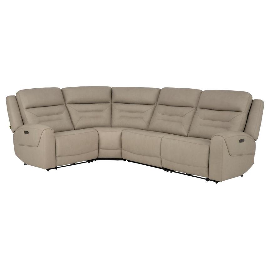 Solstice Leather Power Reclining Sectional with 4PCS/2PWR