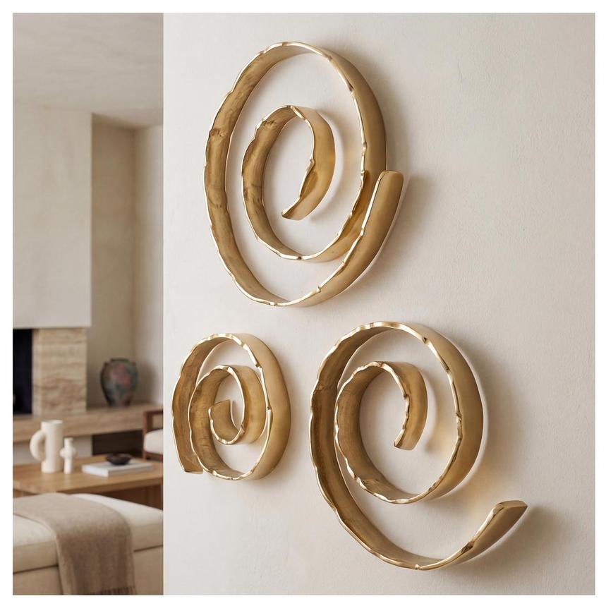 Spiral Trio Wall Art Set of 3  alternate image, 2 of 5 images.