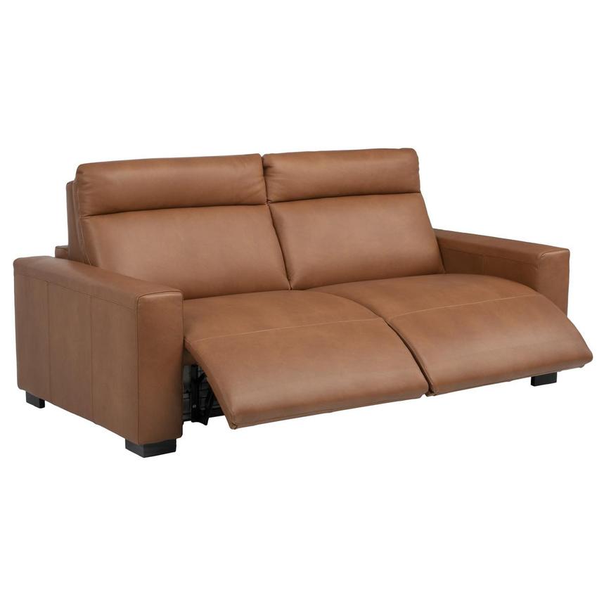 Yale Tan Queen Sleeper Recliner  alternate image, 7 of 15 images.