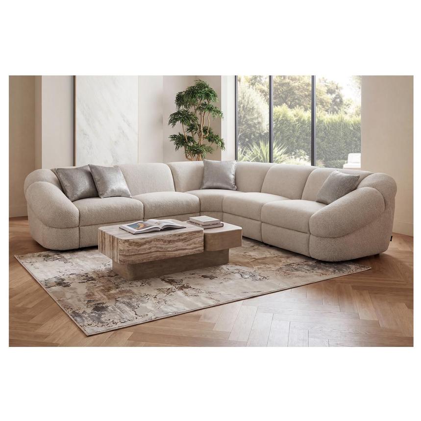 Massimo Power Reclining Sectional with 5PCS/3PWR alternate image, 2 of 10 images.