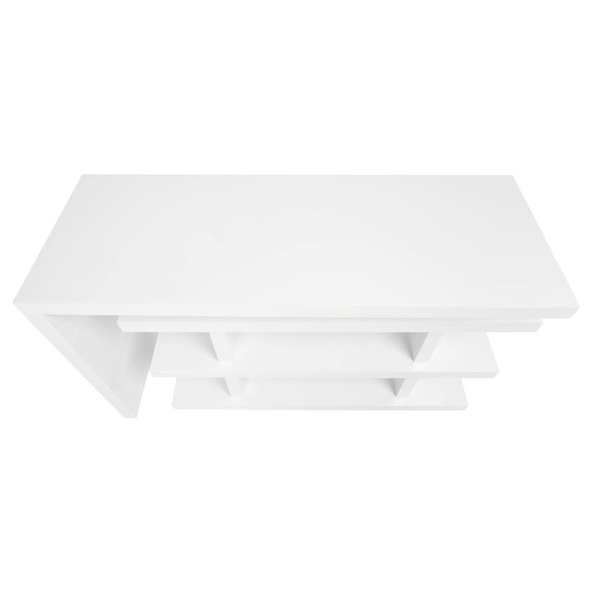 Steps White L-Shaped Desk  alternate image, 8 of 10 images.