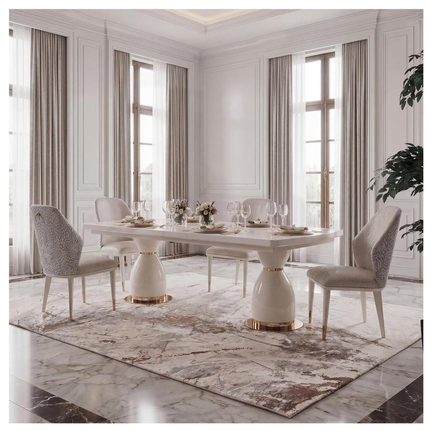 Lainey Cream 5-Piece Dining Set alternate image, 2 of 4 images.