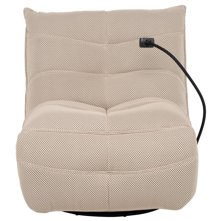Wyatt Cream Swivel Glider Recliner  alternate image, 3 of 13 images.