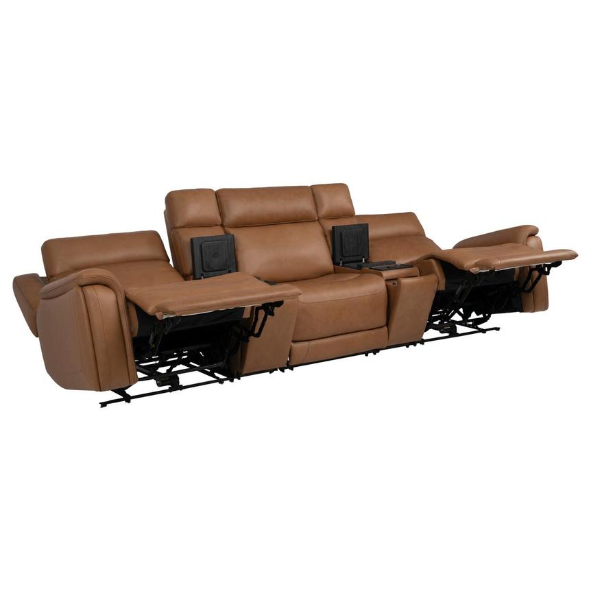 Venus  5PCS/2PWR Home Theater Leather Seating w/Beverage Cooler  alternate image, 5 of 16 images.