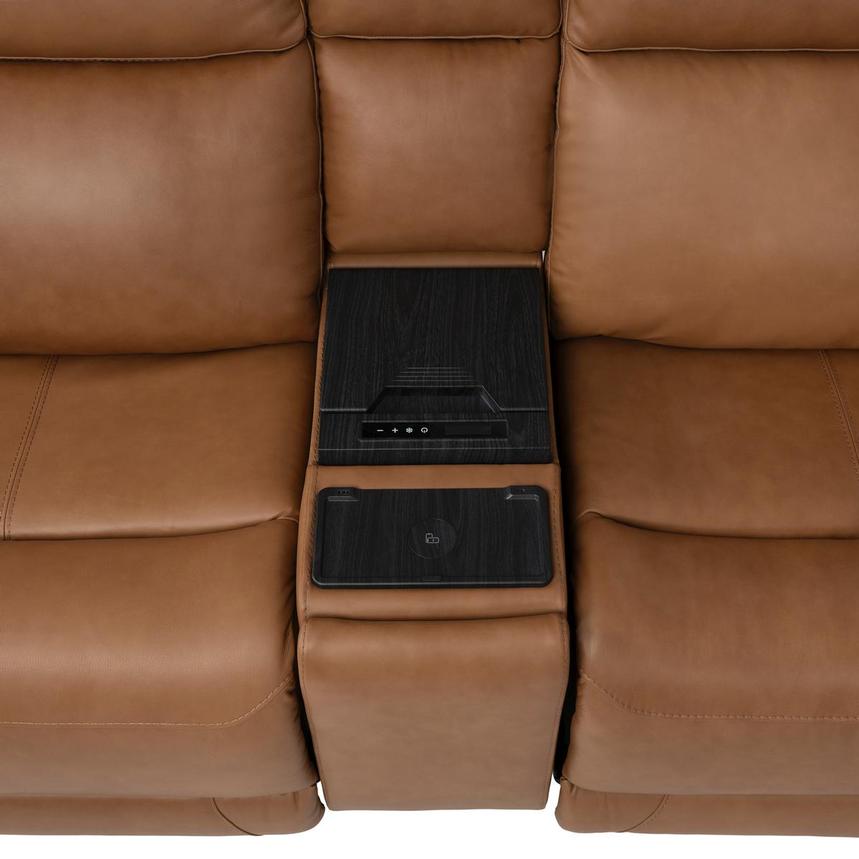 Venus  5PCS/3PWR Home Theater Leather Seating w/Beverage Cooler  alternate image, 10 of 25 images.