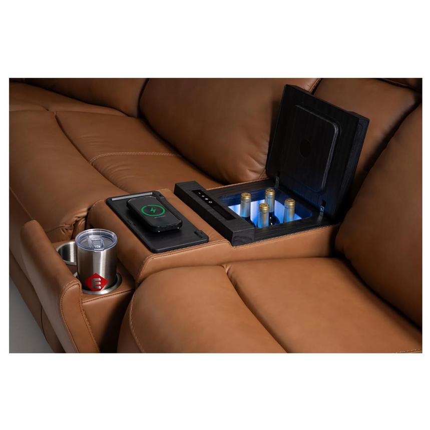 Venus 6PCS/3PWR Leather Power Reclining Sectional w/Beverage Cooler alternate image, 4 of 18 images.