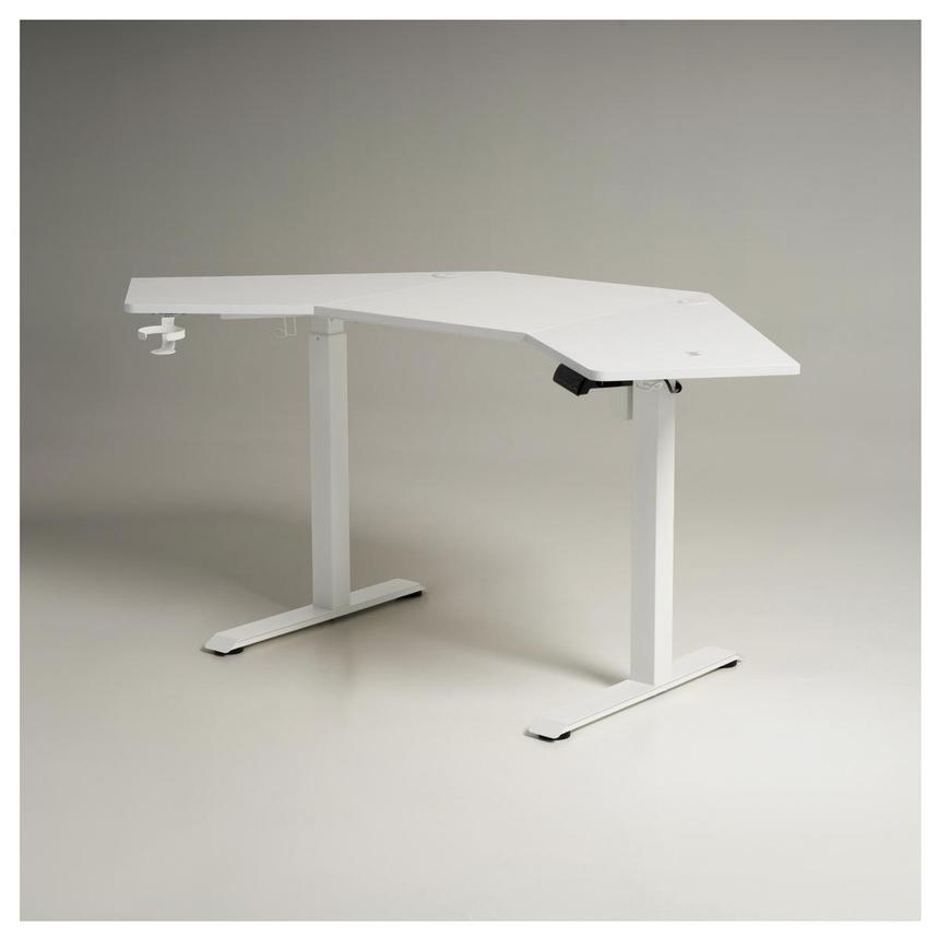 Vertex Adjustable Height Corner Desk  alternate image, 2 of 4 images.