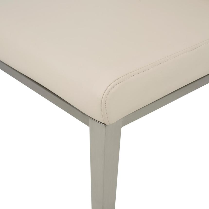 Celeste Cream Leather Side Chair alternate image, 7 of 8 images.
