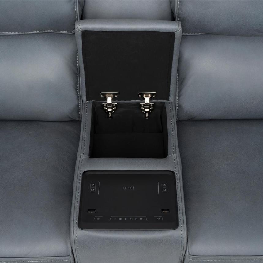 Mave Gray Power Reclining Loveseat  alternate image, 7 of 14 images.