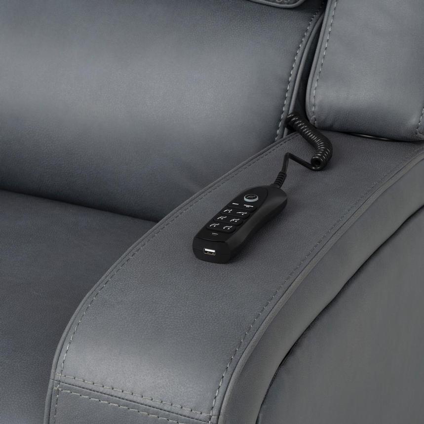 Mave Gray Power Reclining Loveseat alternate image, 10 of 14 images.