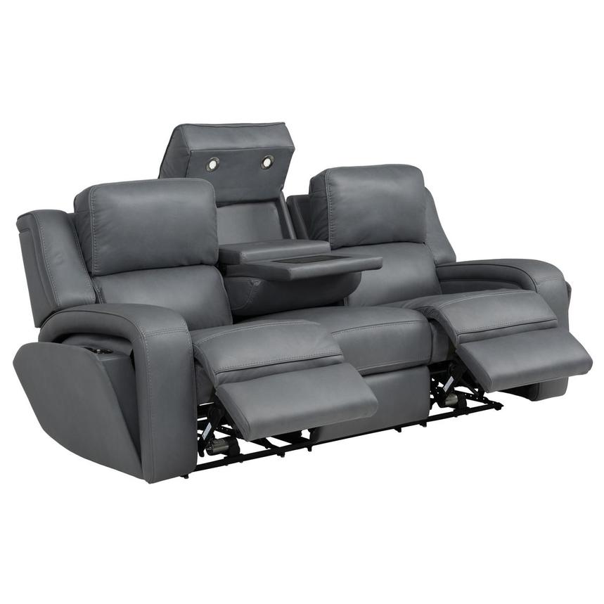 Mave Gray Power Reclining Sofa alternate image, 5 of 16 images.