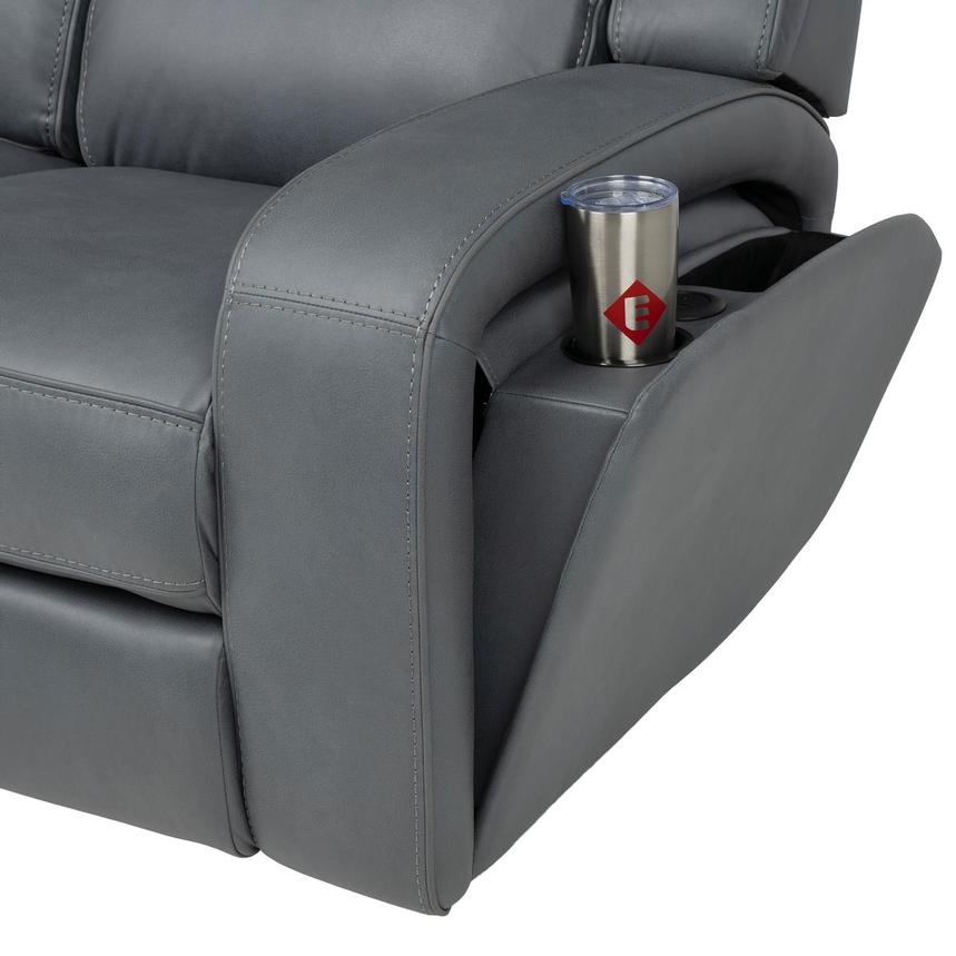 Mave Gray Power Reclining Sofa  alternate image, 12 of 16 images.