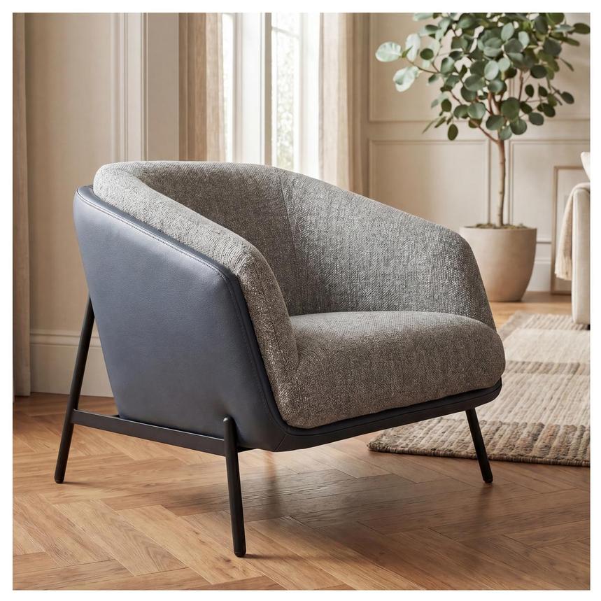 Sabrina II Blue Accent Chair  alternate image, 2 of 10 images.