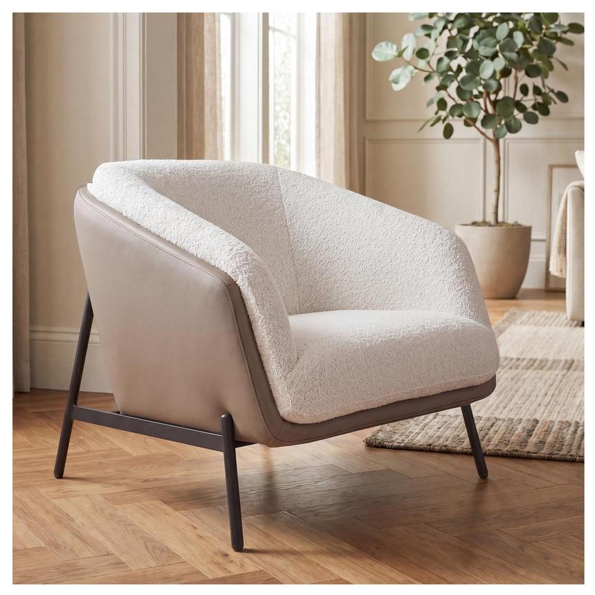 Sabrina II Grey Accent Chair  alternate image, 2 of 10 images.