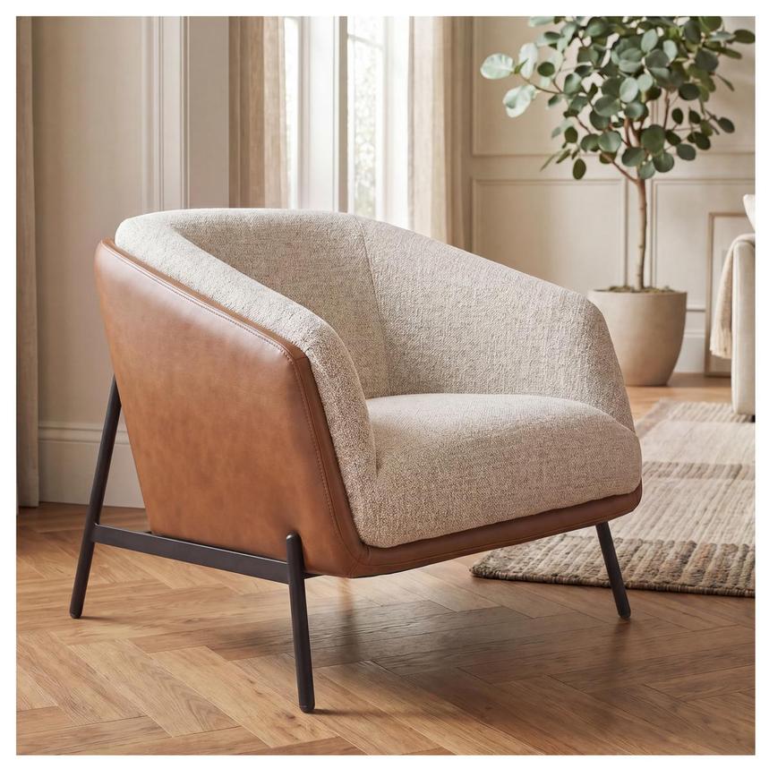 Sabrina II Tan Accent Chair alternate image, 2 of 9 images.