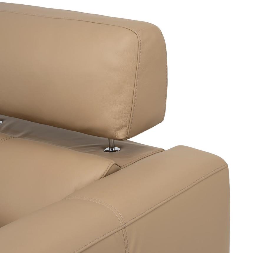 Granet Dark Cream Leather Power Reclining Sectional with 5PCS/2PWR alternate image, 7 of 12 images.